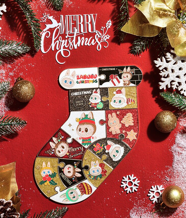 礼物popmart泡泡玛特labubu圣诞节冰箱周边圣诞女生创意潮玩盲盒