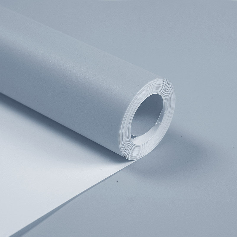 浅蓝浅灰纯色素色防水无纺布墙纸卧室客厅工业无纺布墙纸