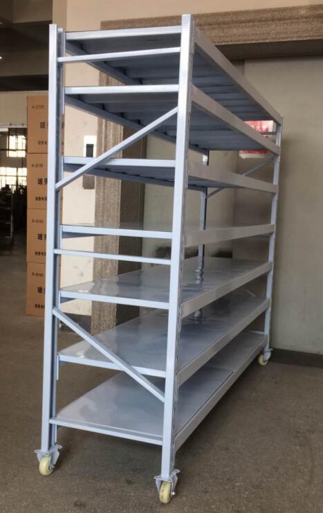 带万向轮移动货架仓储货架轻型货架仓储包邮角铁货架库房货架服装