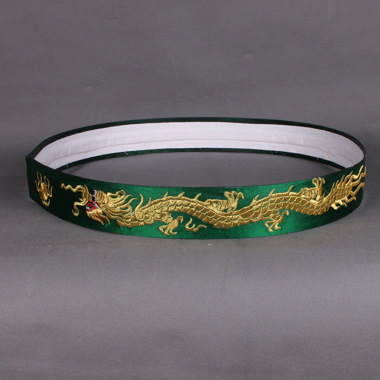 玉带绣金龙玉带朝廷大员大官带角带戏曲用品皇帝戏服配件