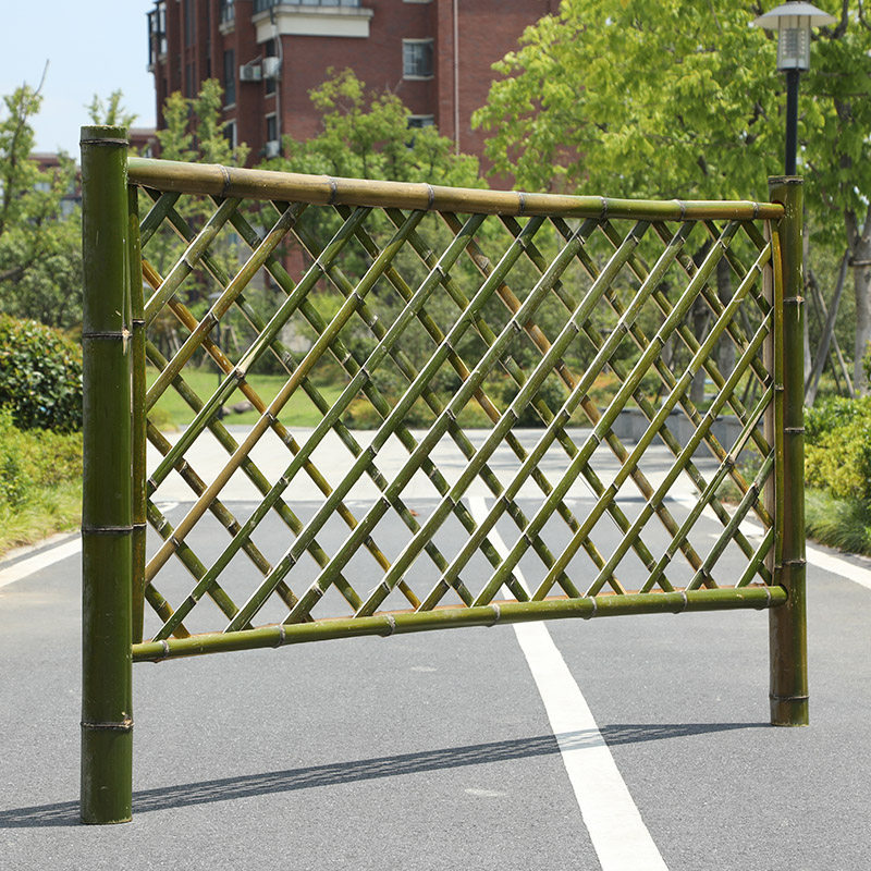 篱笆栅栏围栏户外室外竹子栏杆围墙护栏菜园大型篱笆