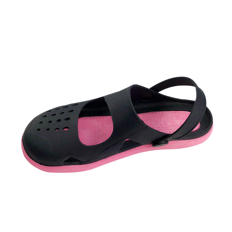 进口越南温突天然橡胶乳胶凉鞋洞洞沙滩包头时装凉鞋