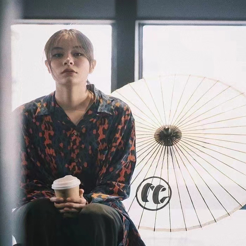 sodayoho木村拓哉同款日wackomaria夏威夷休闲豹长袖衬衫男潮衬衫