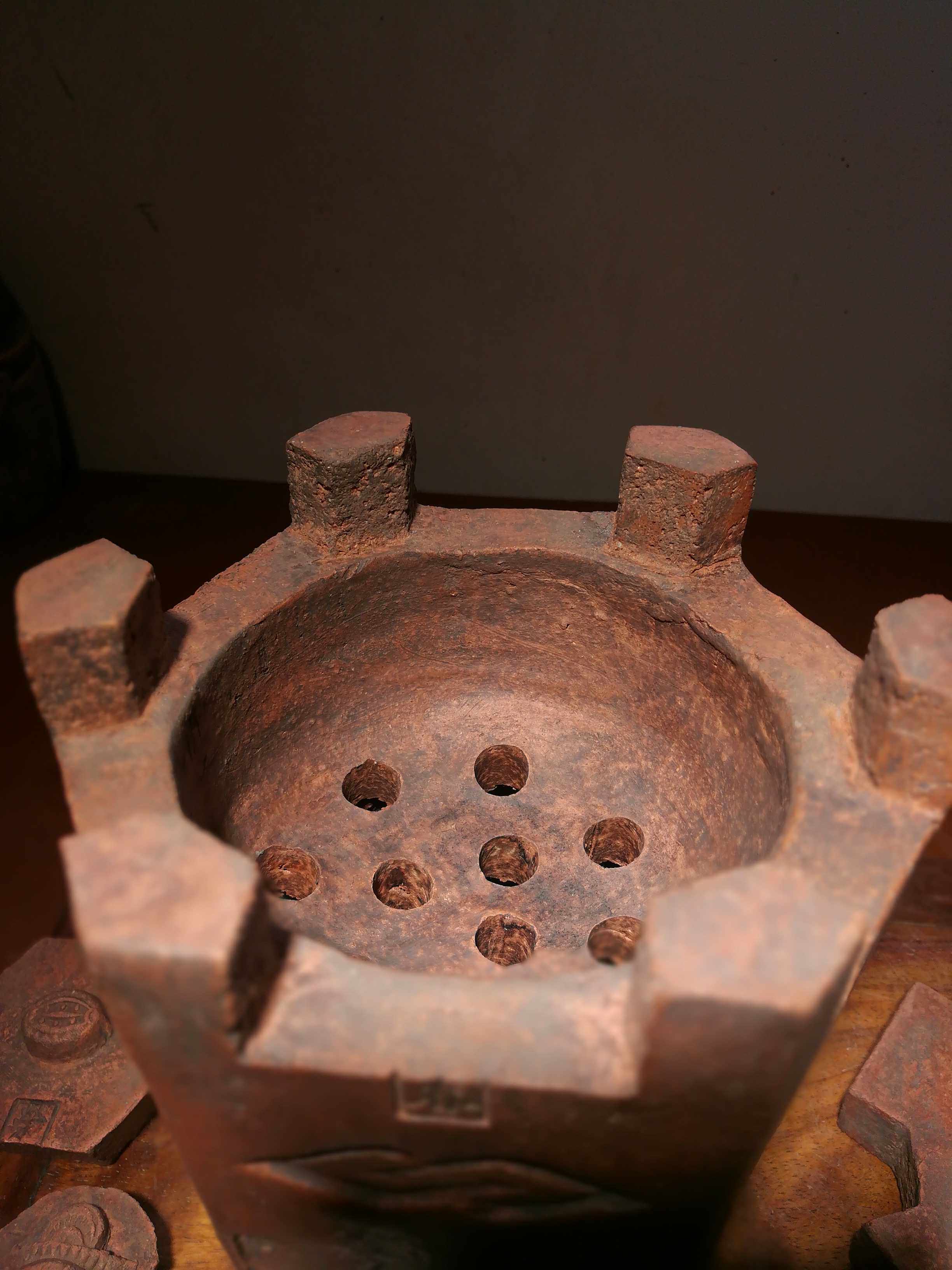 炭炉红泥炉子陶制小火炉茶炉老式文房茶道茶具茶道