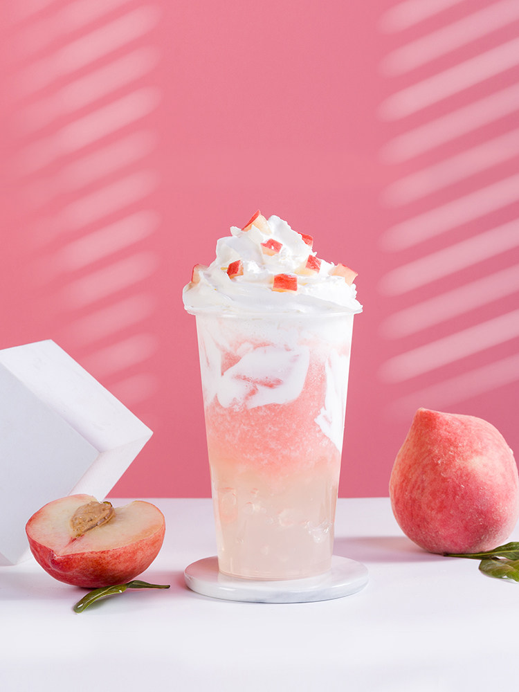 水蜜桃果酱商用桃子果肉颗粒酱奶茶店原料专用果酱