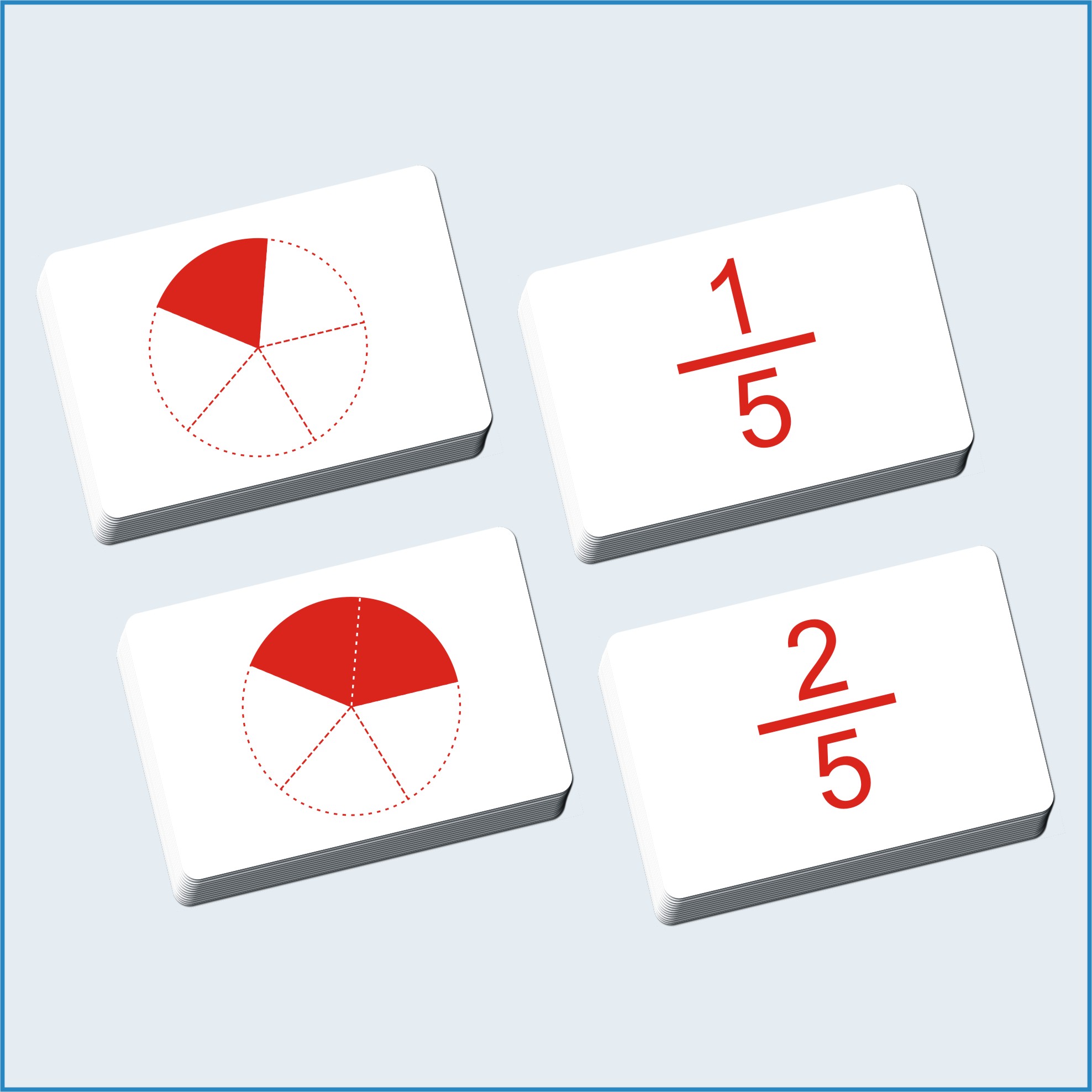 早教杜曼闪卡儿童卡片23456岁数学启蒙延伸等份分数早教闪卡