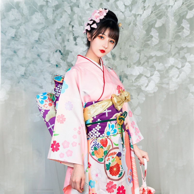 日本和服正装女和风大振传统衣长套装振袖拍照民族服装