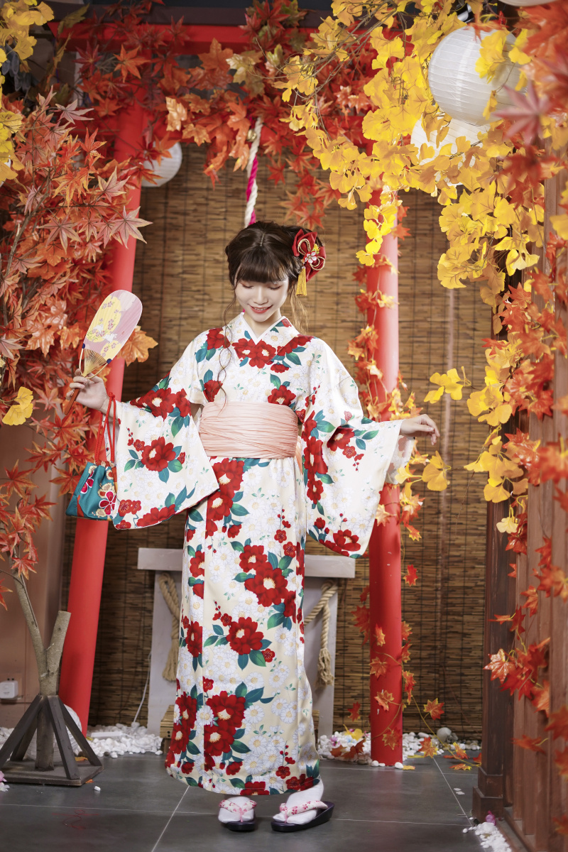 樱之美和风日本和服山茶花改良便穿日式传统正装民族服装