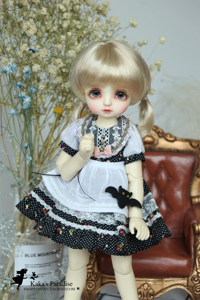 kakabjd娃娃ob11软陶八分46分柔顺丝仿马海毛bjd娃娃