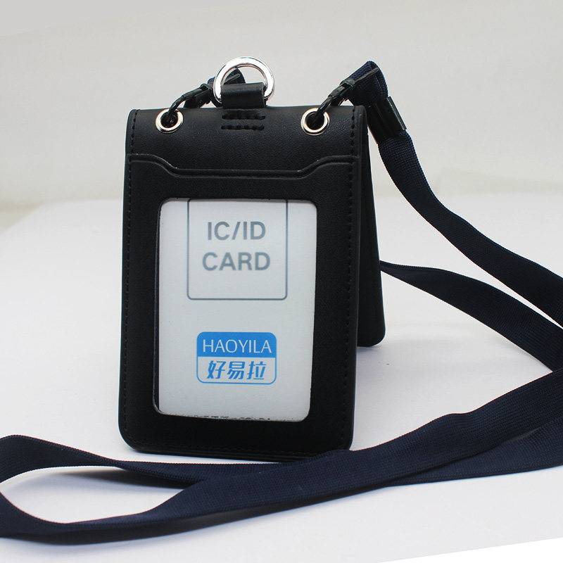 卡位磁性卡套中国民航caac真皮工作证件套机场胸牌卡套