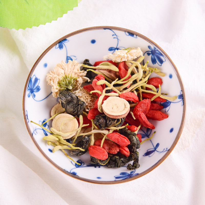 买2送杯】菊花枸杞茶金银花甘草组合茶叶花茶清降去泡热去喝水火