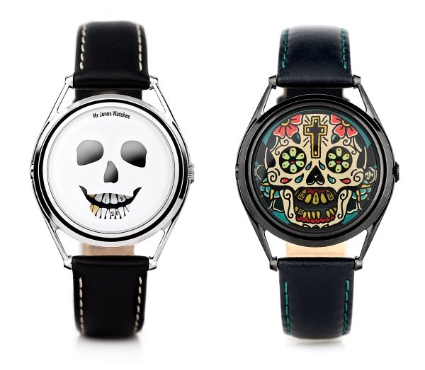 专柜正品mrjones骷髅自动自动机机械创意男女手表欧美腕表