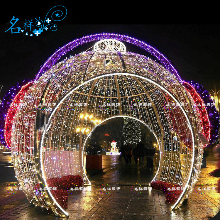 拱门名样美陈2018新款圣诞圣诞节节日户外大型创意