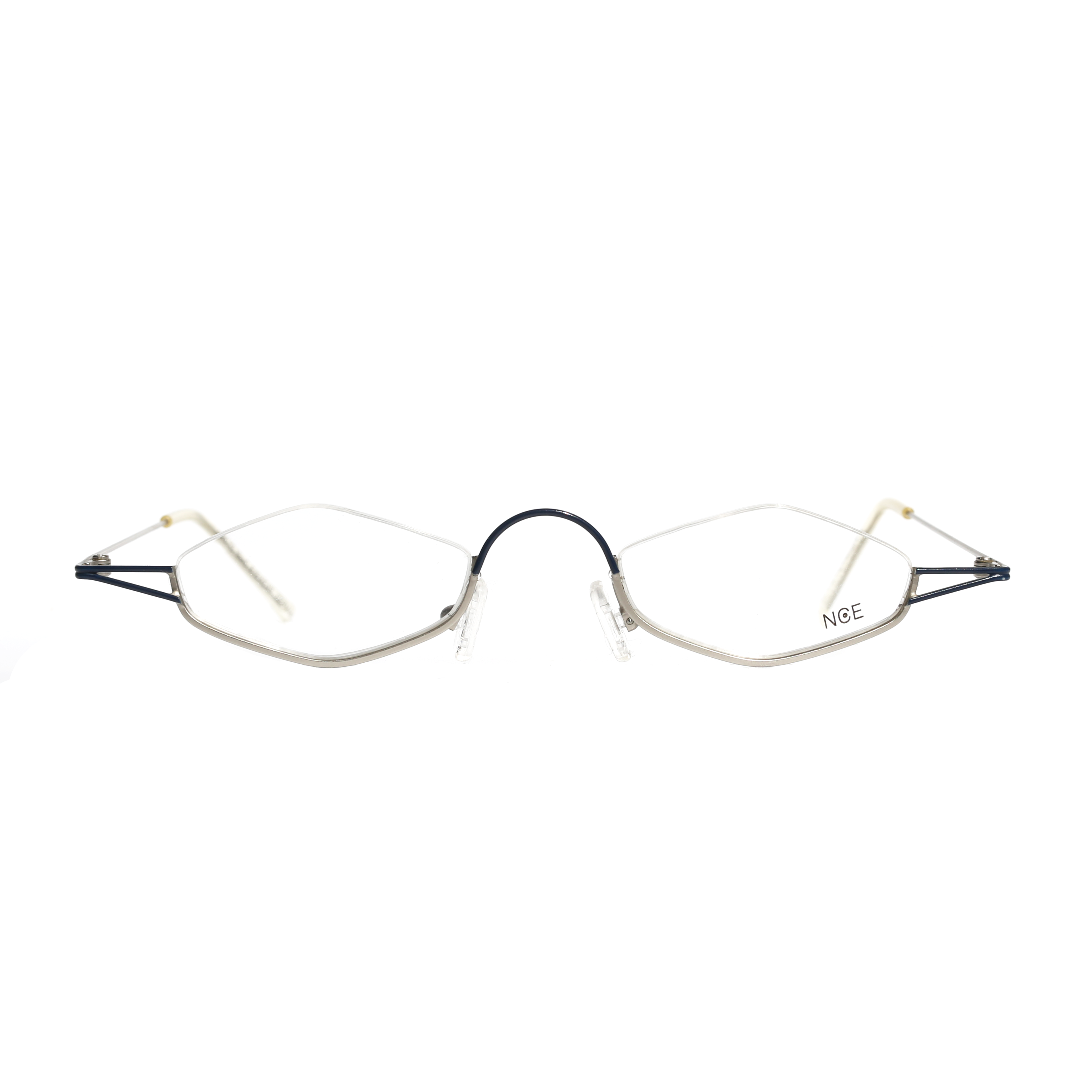 现货德国制造下半多边形框小镜片近视个性眼镜架眼镜架