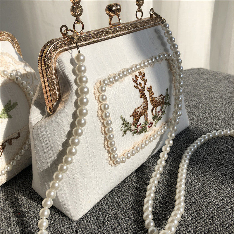 布谷礼物刺绣布艺手工成品原创包成品材料diy缝纫diy材料套装