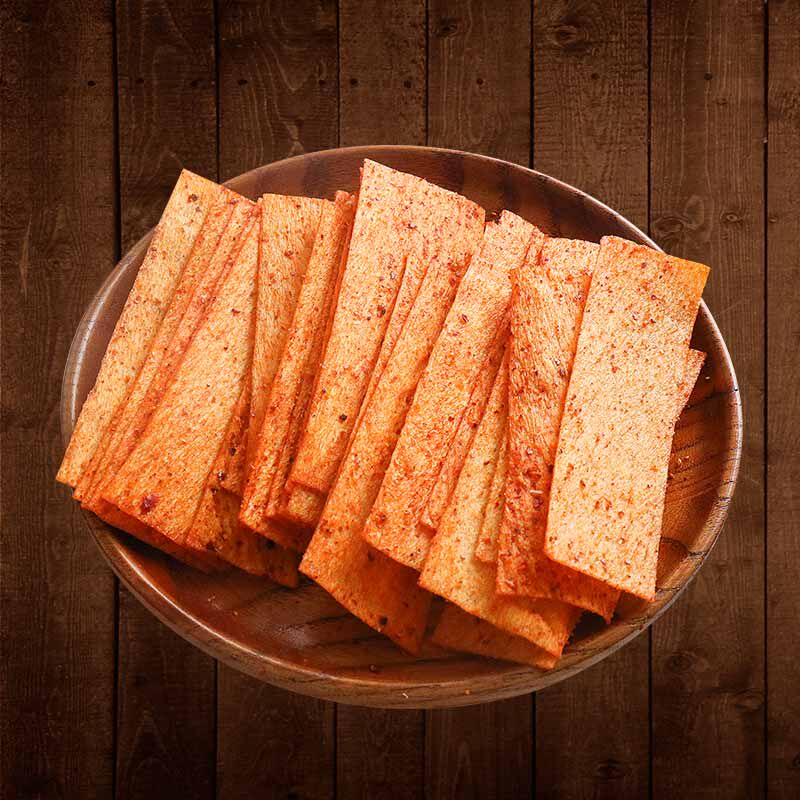 正宗湖南麻辣零食 李碧波烤鹅皮辣条 18g*30包 儿时怀旧辣片 包邮