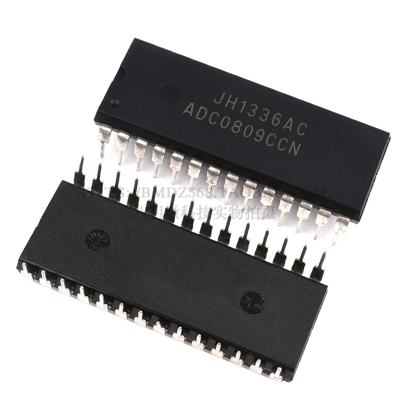 adc0809ccn直插dip28ic芯片8位模数ad转换器芯片