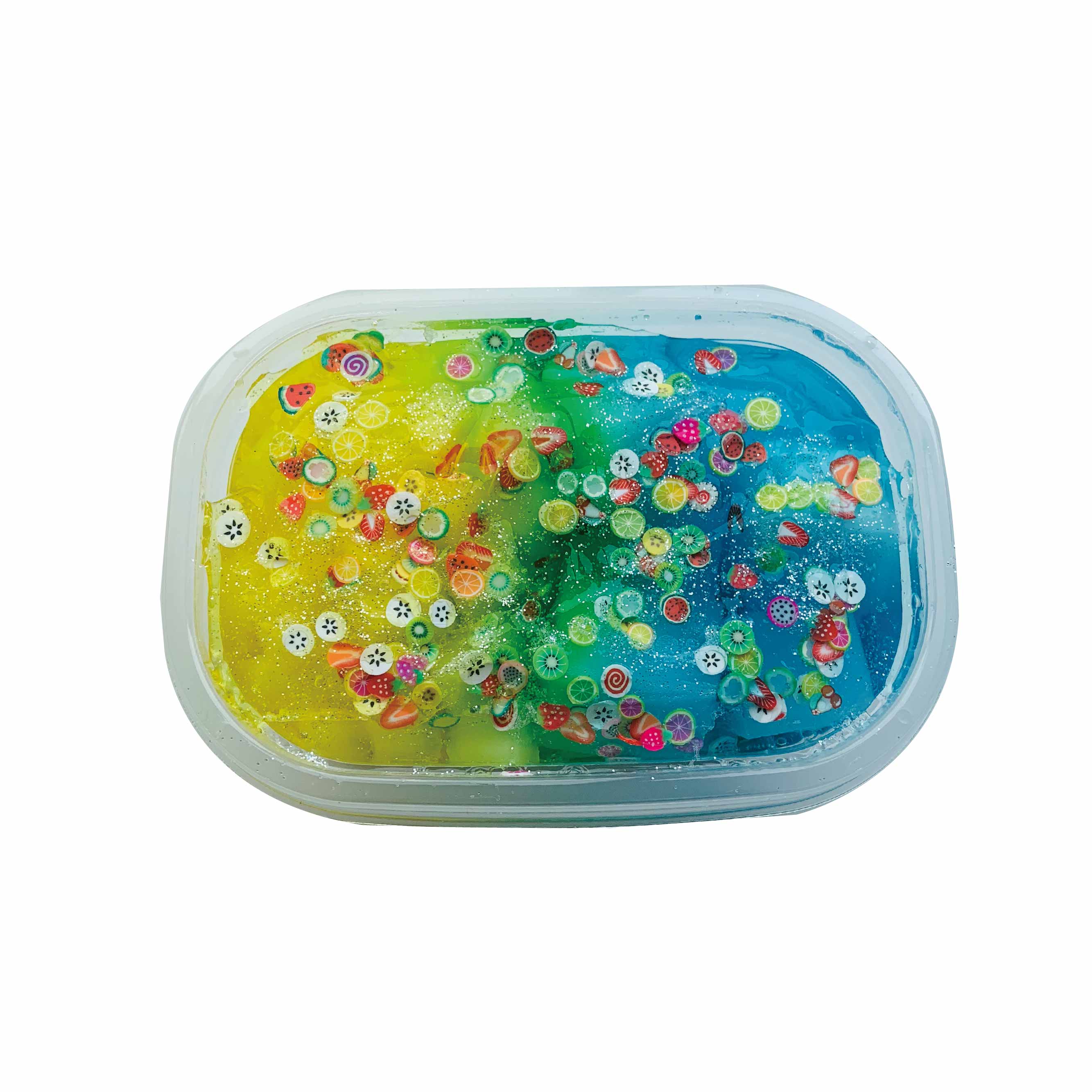 菠萝蓝莓冰 捏碎了也好看 ins外网推荐仙气泥slime史莱姆解压泥