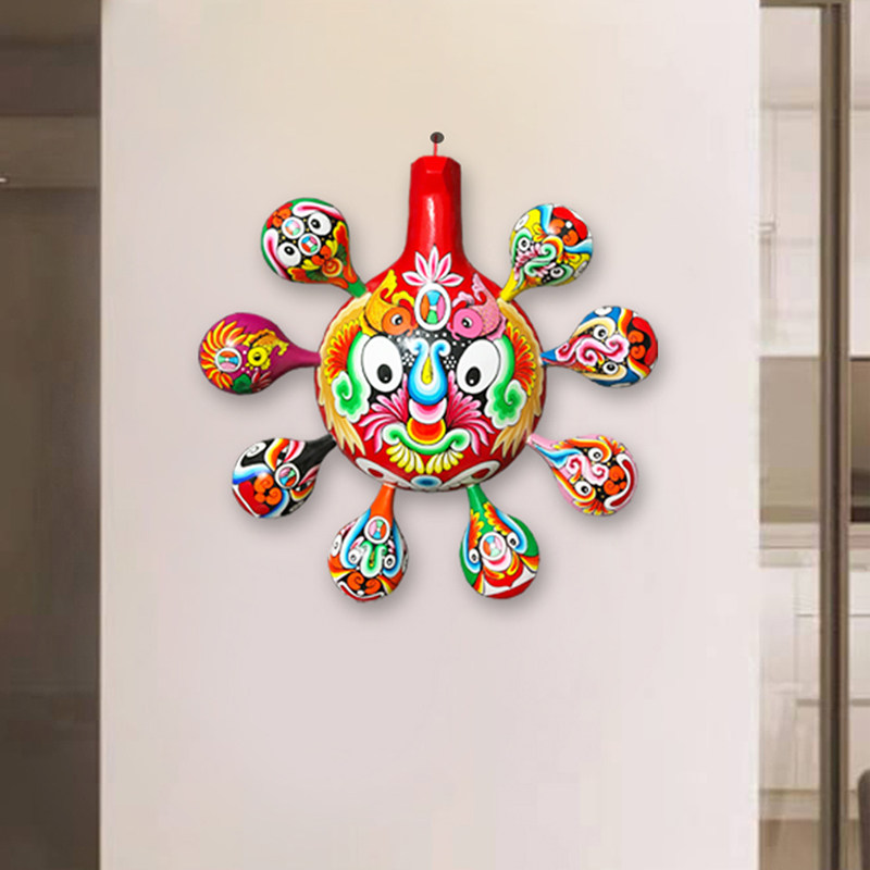 民间手工艺京剧社火马勺脸谱装饰挂件插花镇民俗脸谱