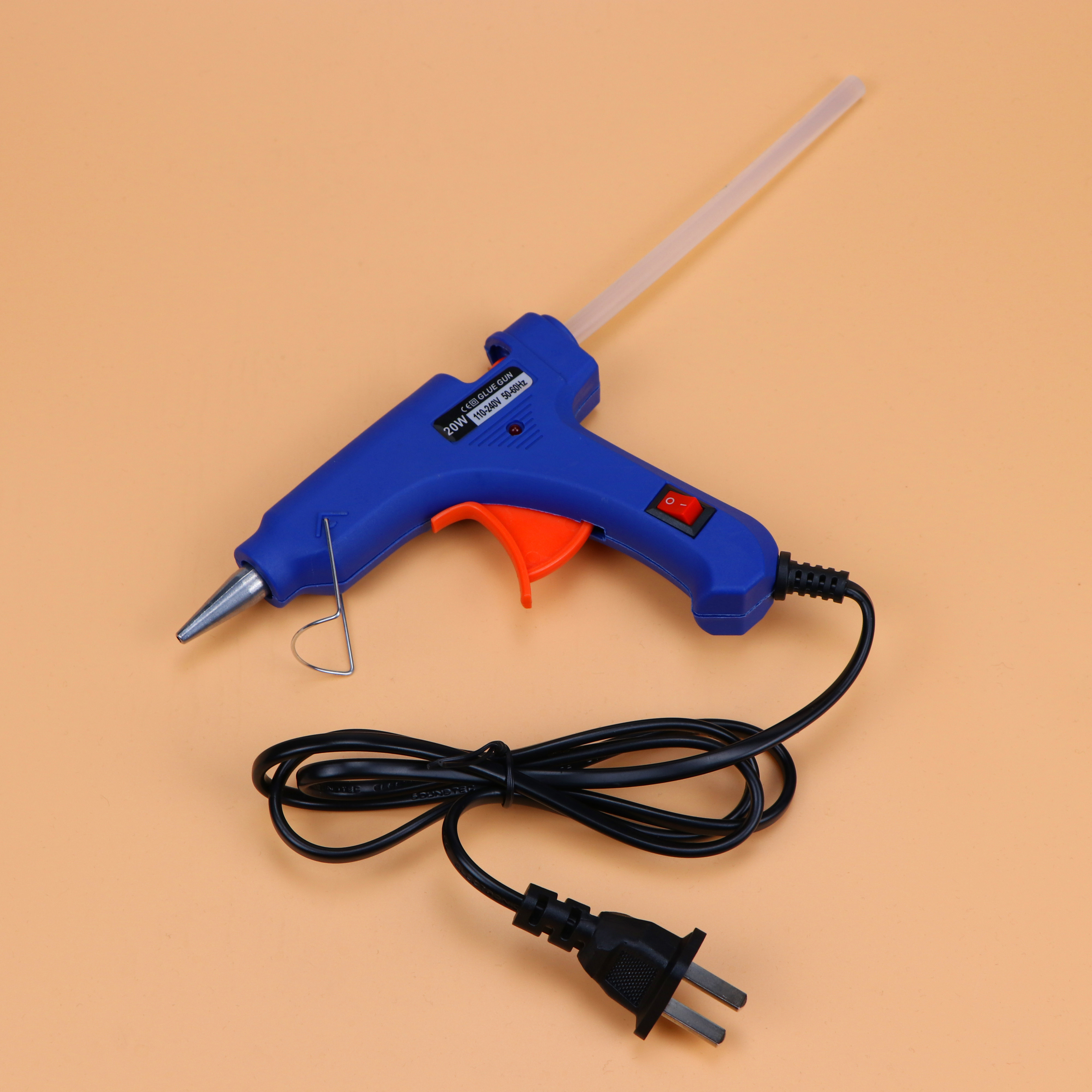 材料热熔枪带开关五金工具玩具胶水水枪diy发饰热胶枪