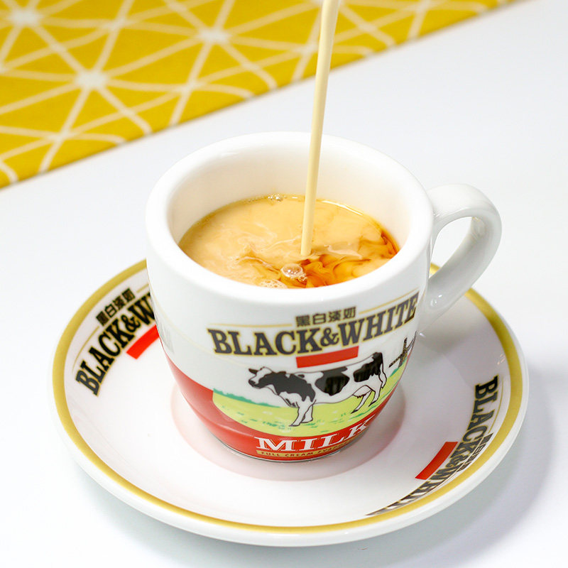 黑白全脂淡奶400gx5罐荷兰进口淡奶淡炼乳港式丝袜奶茶专用原料