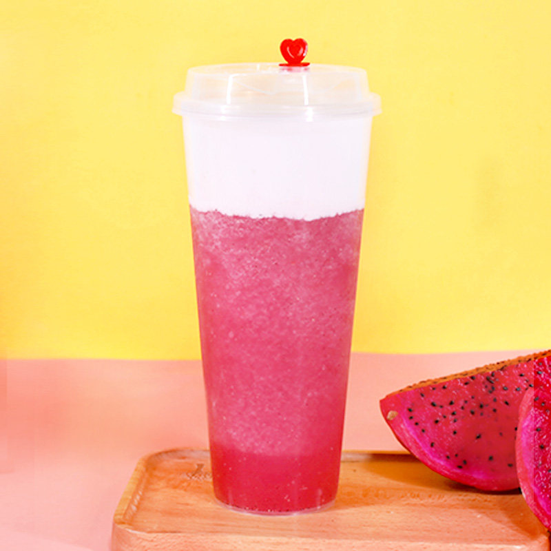 创御红心火龙果酱罐头果肉颗粒气泡果酱