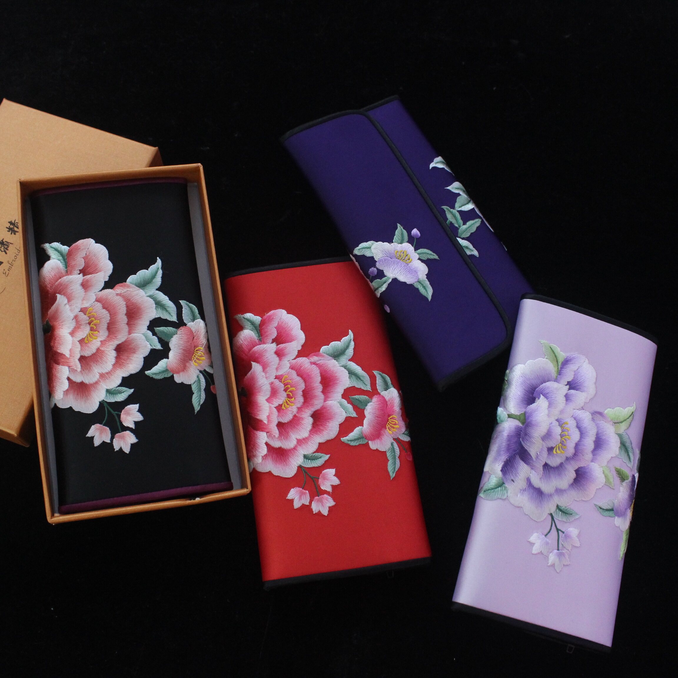 钱包苏州丝绸刺绣手工绣花本命年中国国风名族钱包