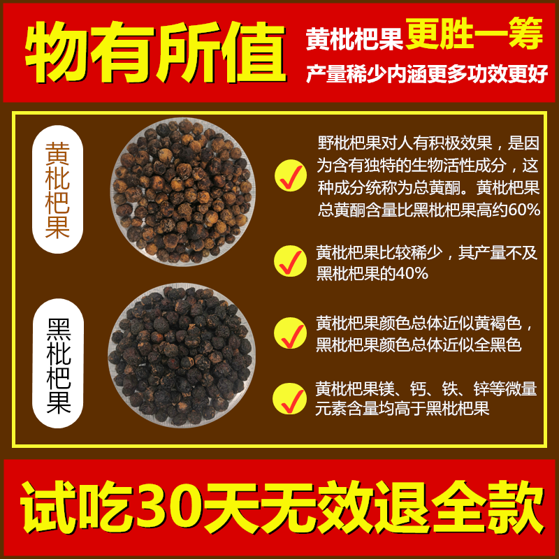 嗓子有痰清嗓子野琵琶干果干泡水喝的痰多养肺茶罐装特优黄枇杷果