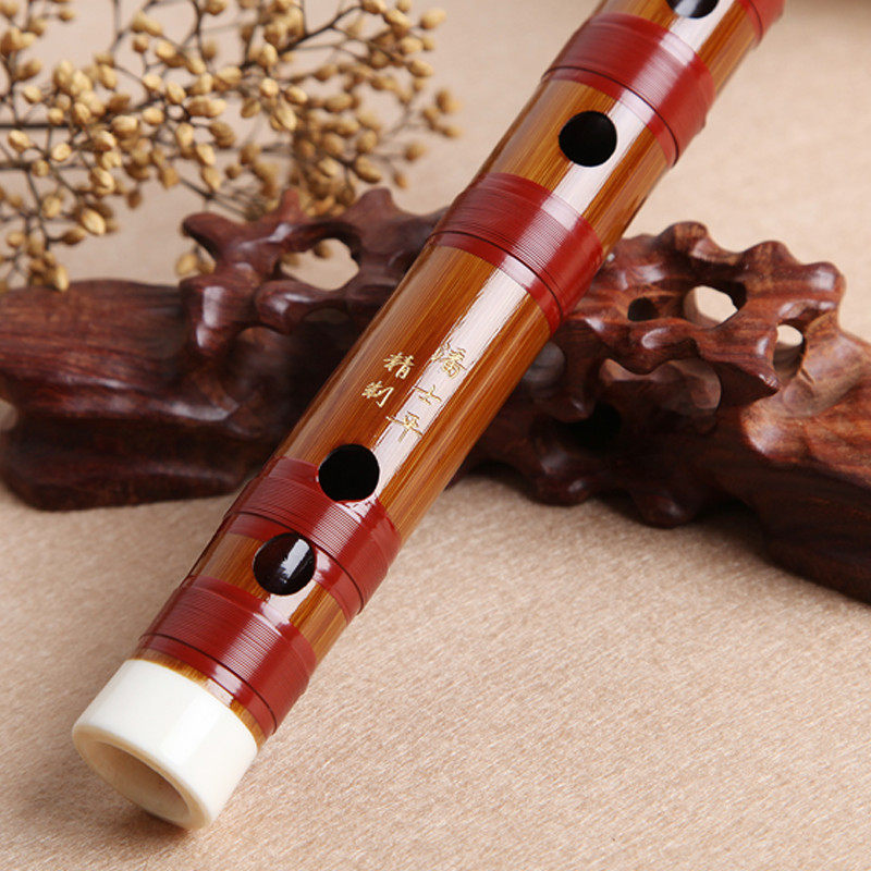 笛子乐器白铜双插两节专业演奏潘士平厂家直销笛子
