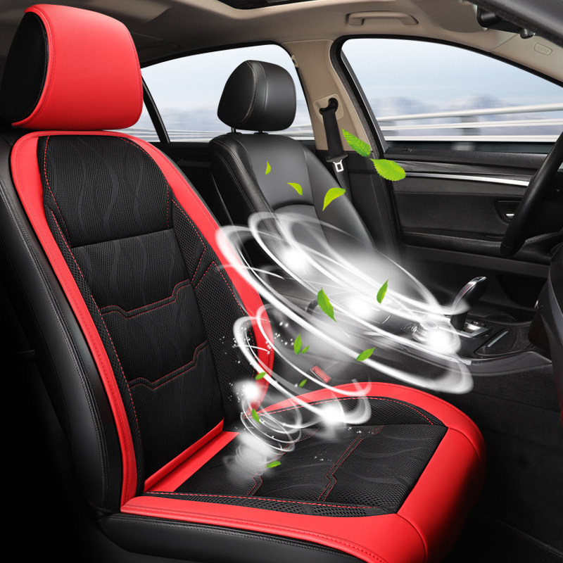 汽车通风坐垫夏季制冷透气座垫车载按摩座椅通用座套