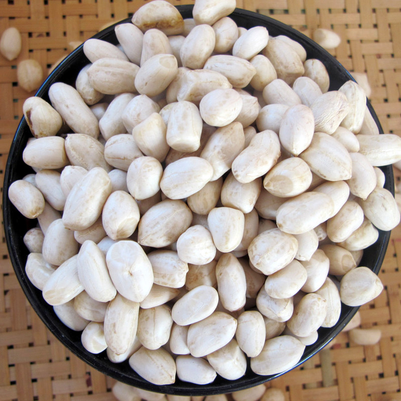 花生白皮白仁沂蒙特产当年新货新鲜白玉种子花生