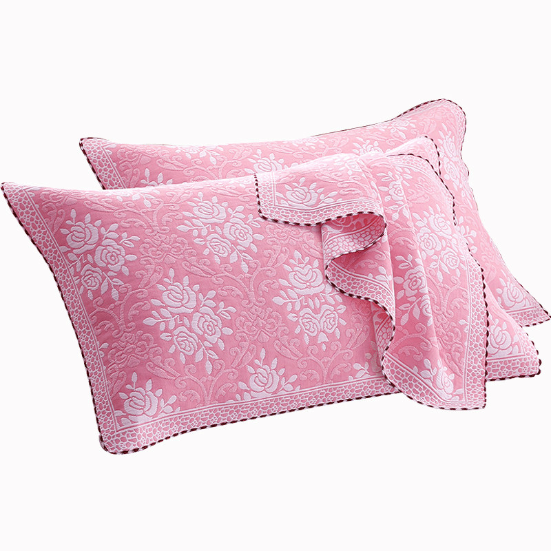 洁丽雅枕巾纯棉枕头套双人单人学生宿舍家用枕芯枕巾