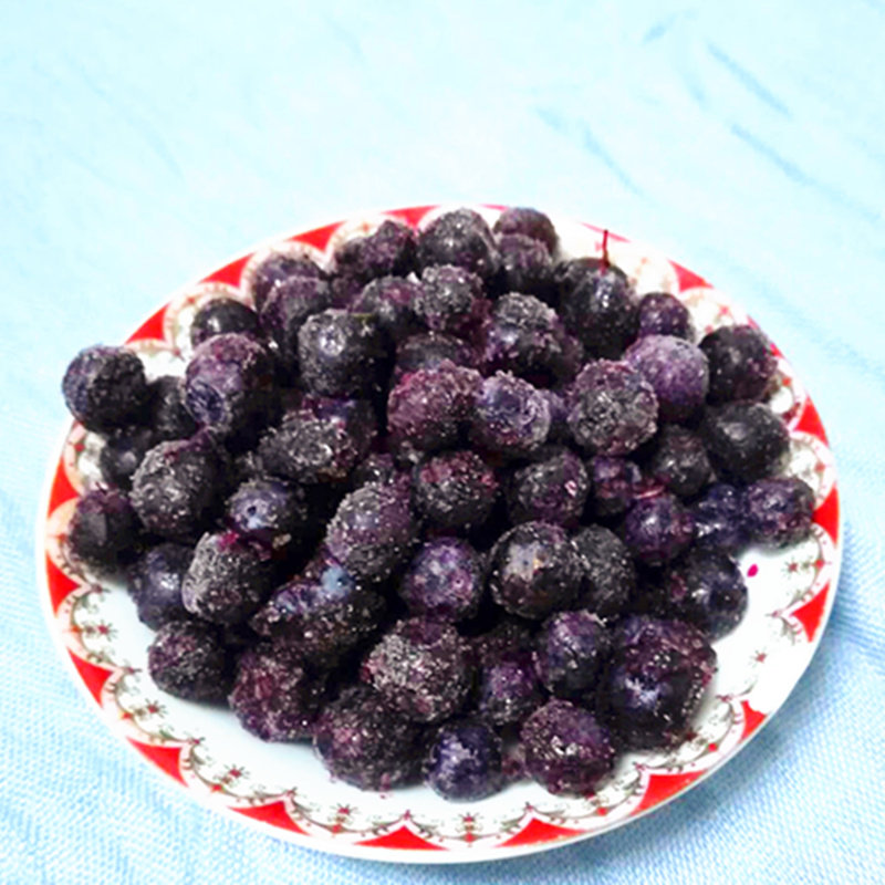 冷冻蓝莓天然冻果野生鲜果速冻当天鲜蓝孕妇蓝莓