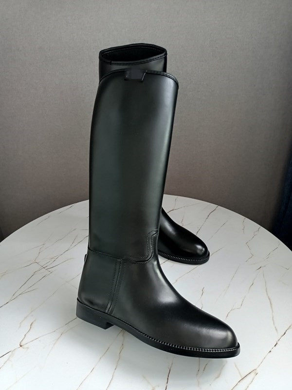 新品出口英国马靴四季高筒防水平底骑士防滑雨鞋