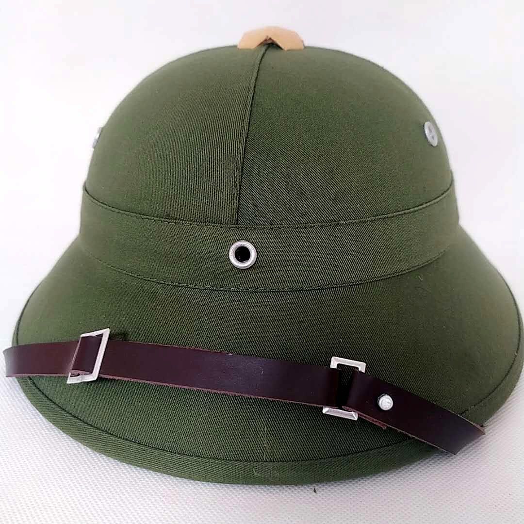 越南迷彩帽子头盔整套帽徽户外运动表演道具头套帽子