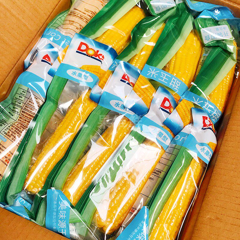 水果玉米都乐6根200g开袋即食dole多省包邮新鲜玉米