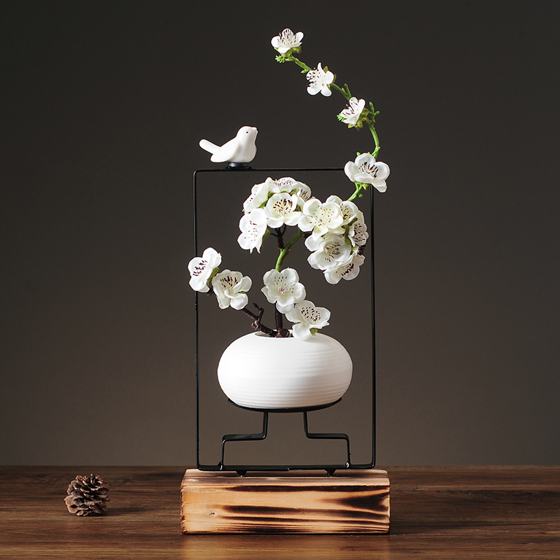 新中式禅意茶几摆件创意客厅玄关酒柜电视柜家居摆件