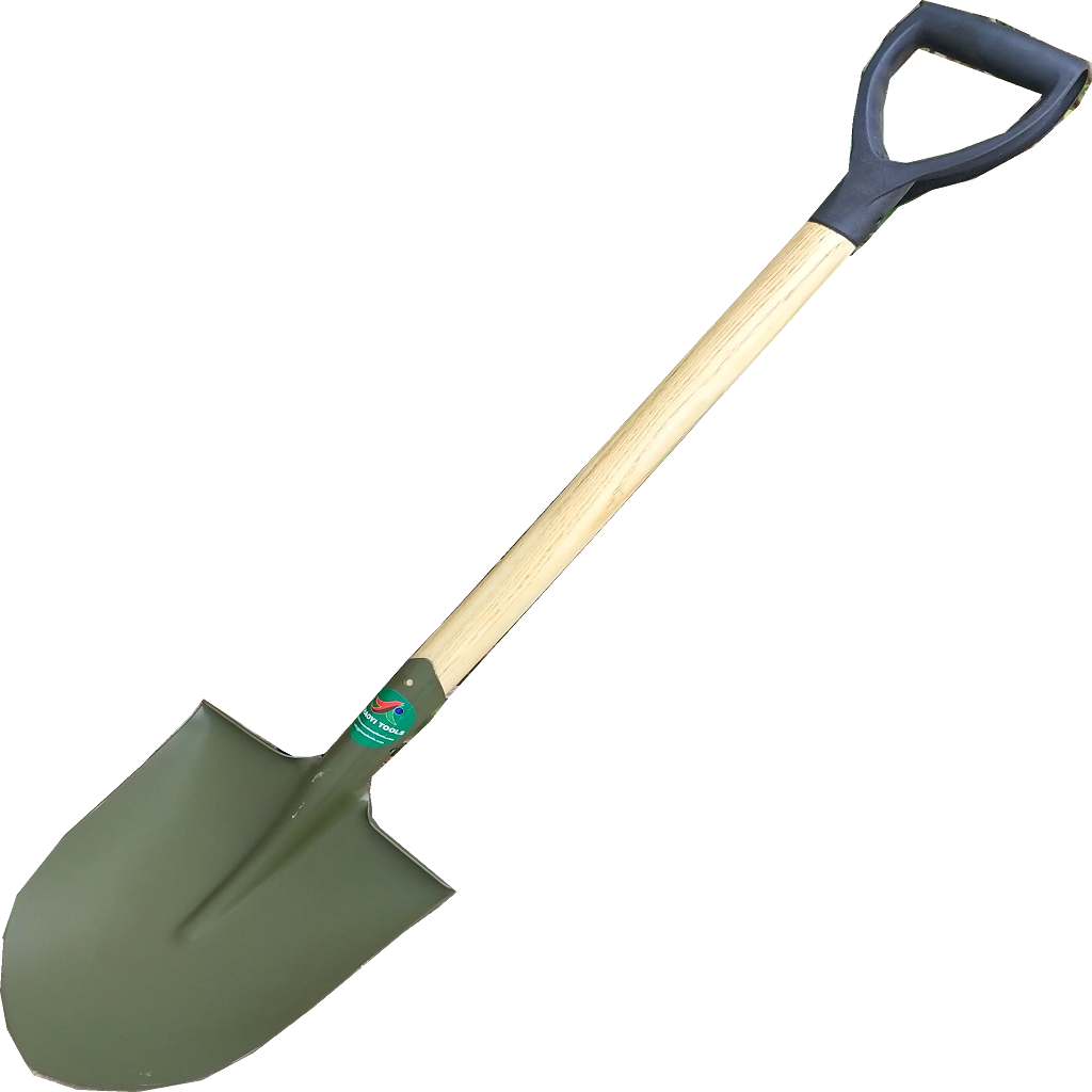 铁锹农用槐木把钢锹菜园工具工兵铁铲户外土挖锹