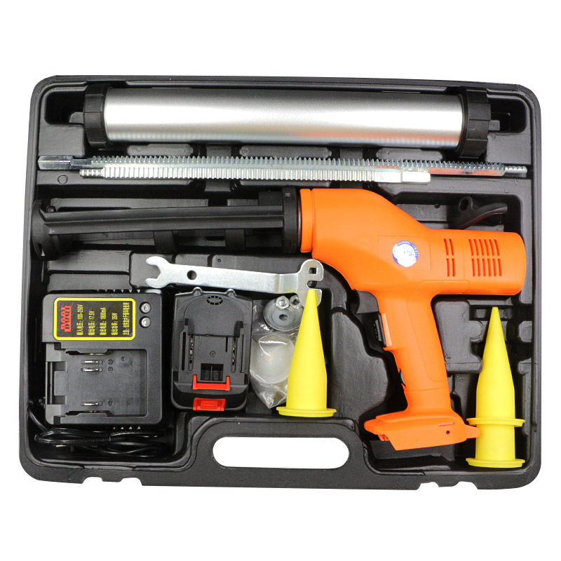 胶枪百马600ml大容量电动玻璃软硬两用硅酮胶打其它工具