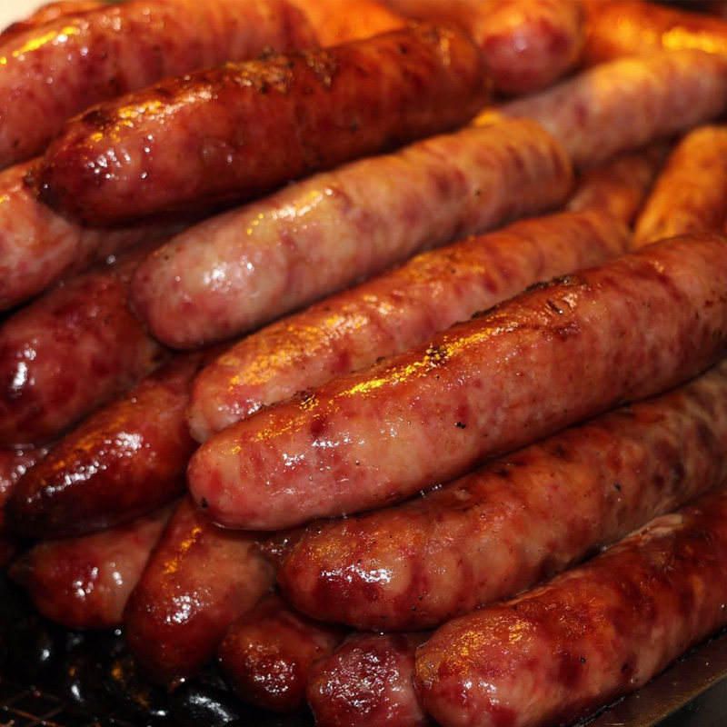 台式士林林大香肠比老长沙好吃超大台湾风味香肠