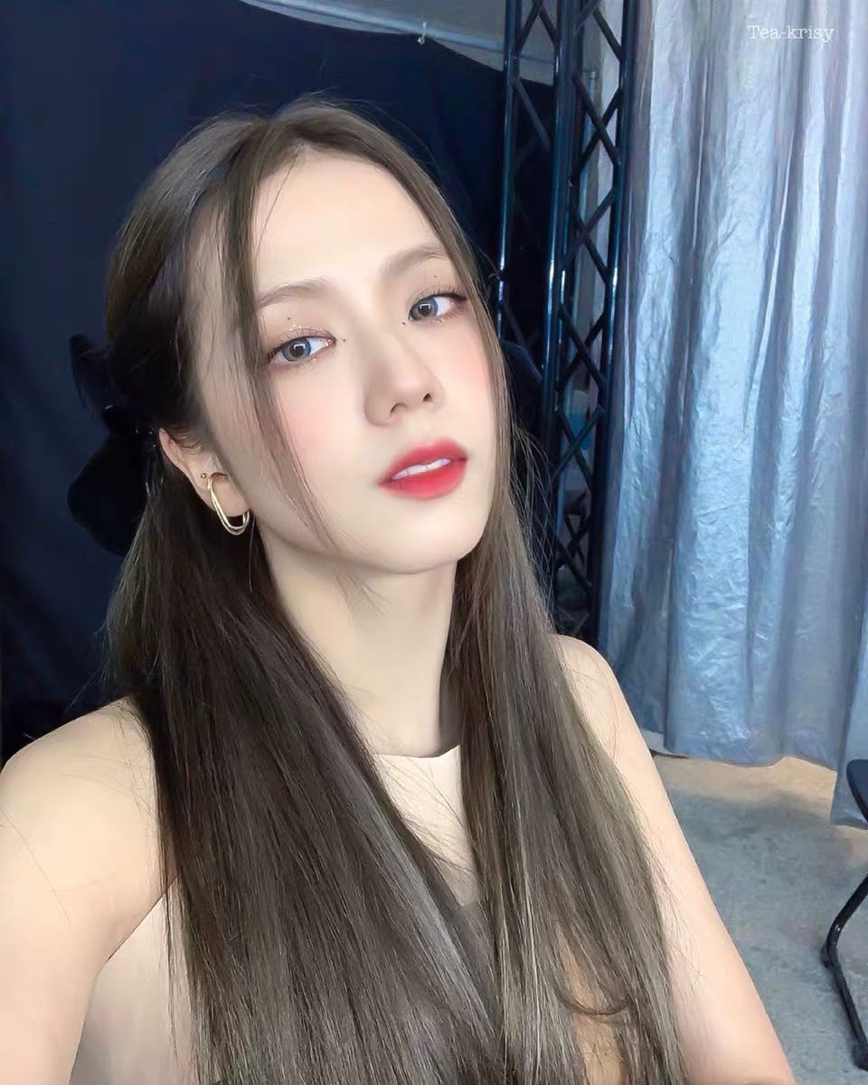 jisoo金智秀同款蝴蝶结发夹黑金金丝绒复古blackpink发饰发饰