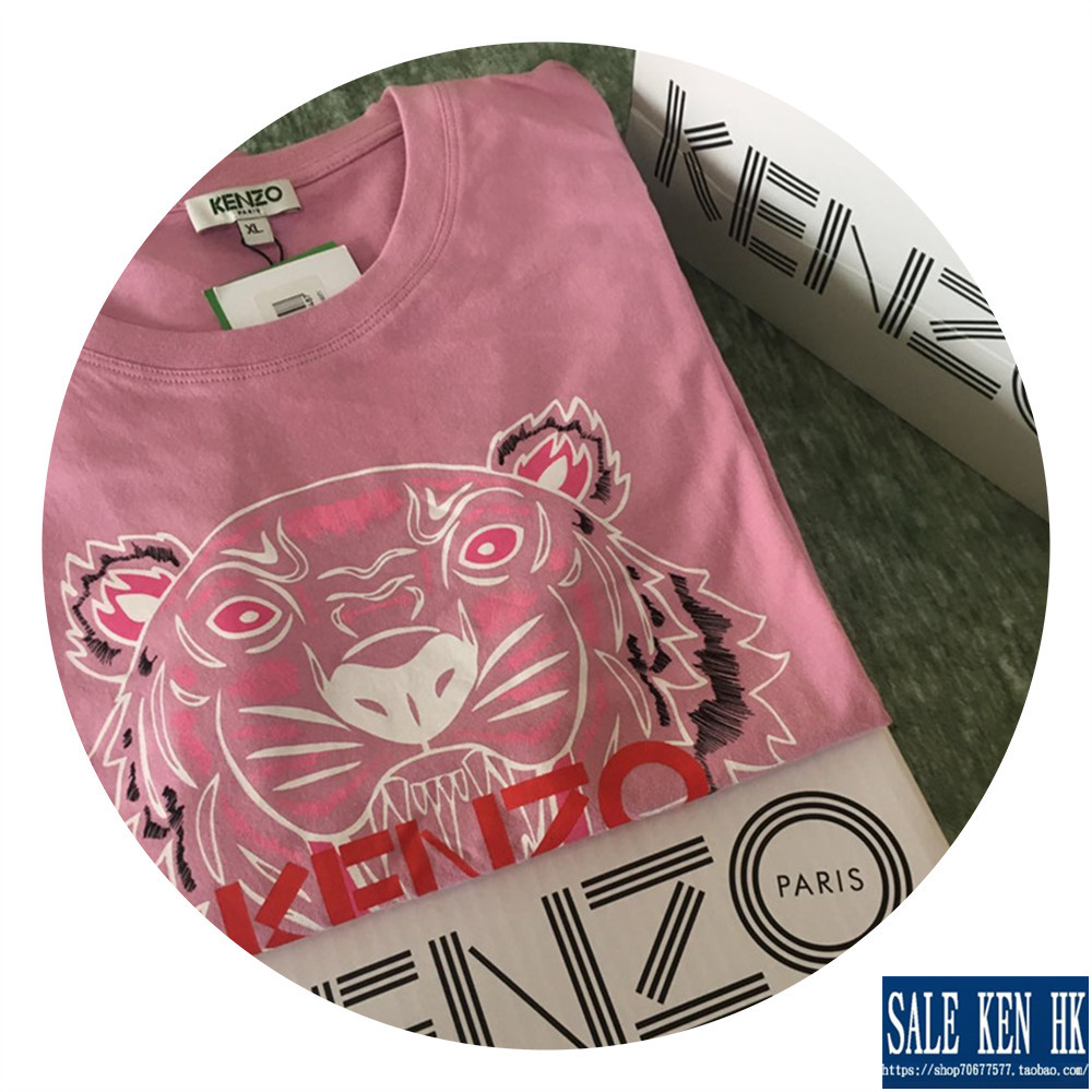 潮牌三高田19年夏季新品男女装T恤賢印花虎头短袖圆领圣诞情侣款