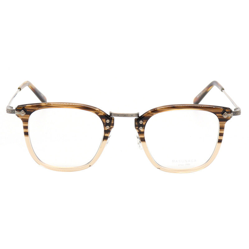 增永眼镜架男董成鹏同款方形日本手工超轻gms806正品近视眼镜框