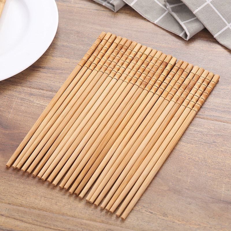 竹筷筷子葫芦家用竹木酒店家庭套装木筷年货筷子