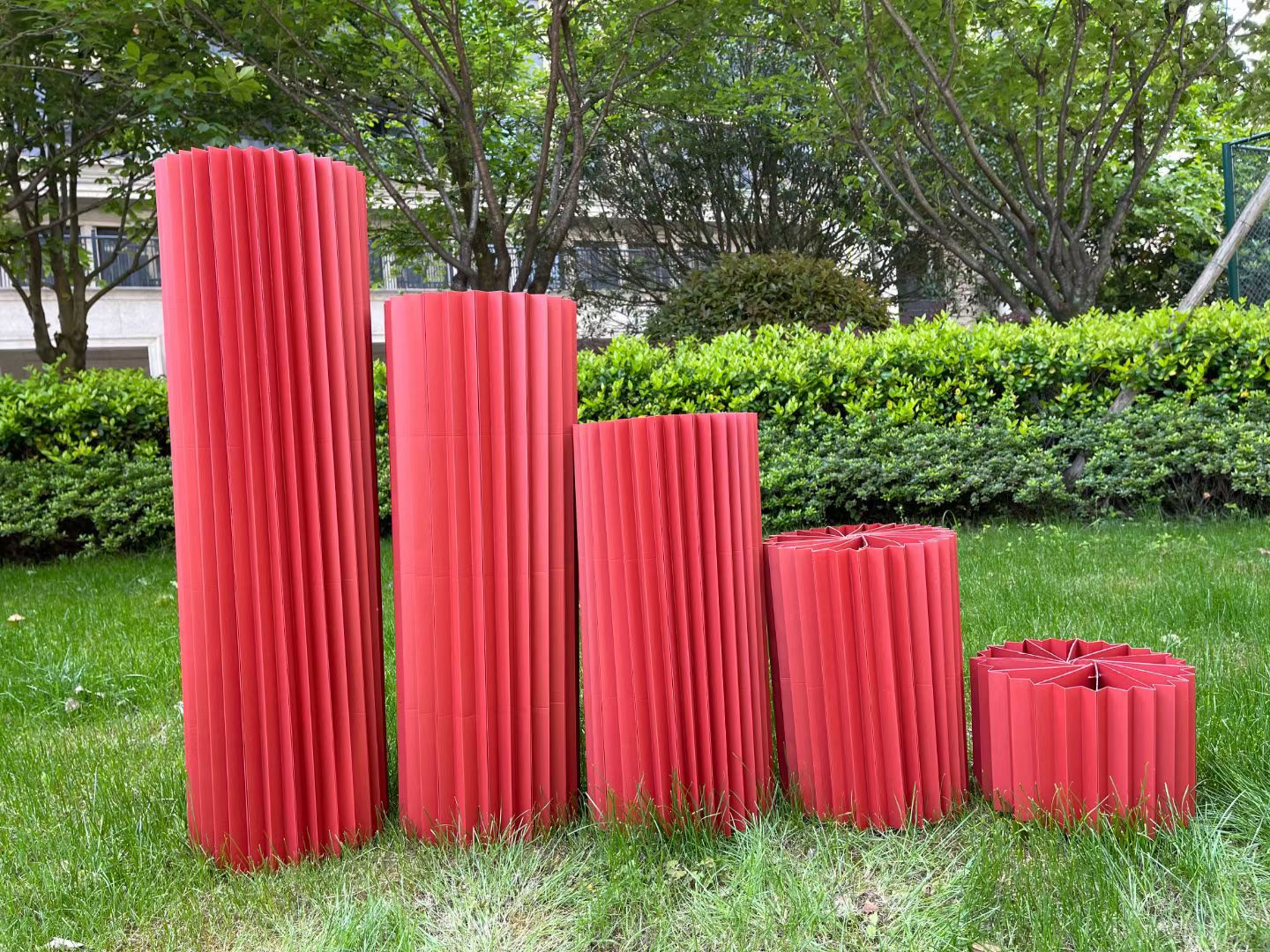 婚庆铁艺圆柱体甜品背景圆环网格迎宾区装饰摆件拱门