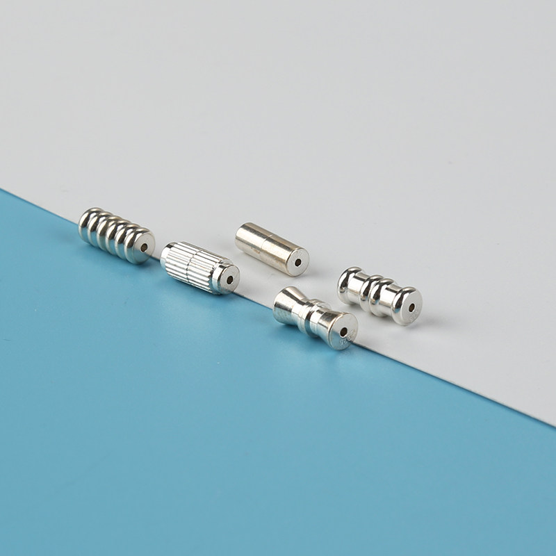 s925扣头穿串珍珠项链螺丝扣手链搭扣扣子接头扣