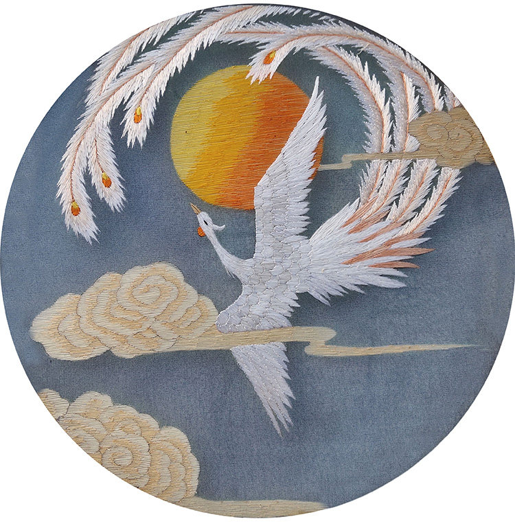 苏绣材料刺绣手工练习入门基础diy绣花仙鹤苏绣