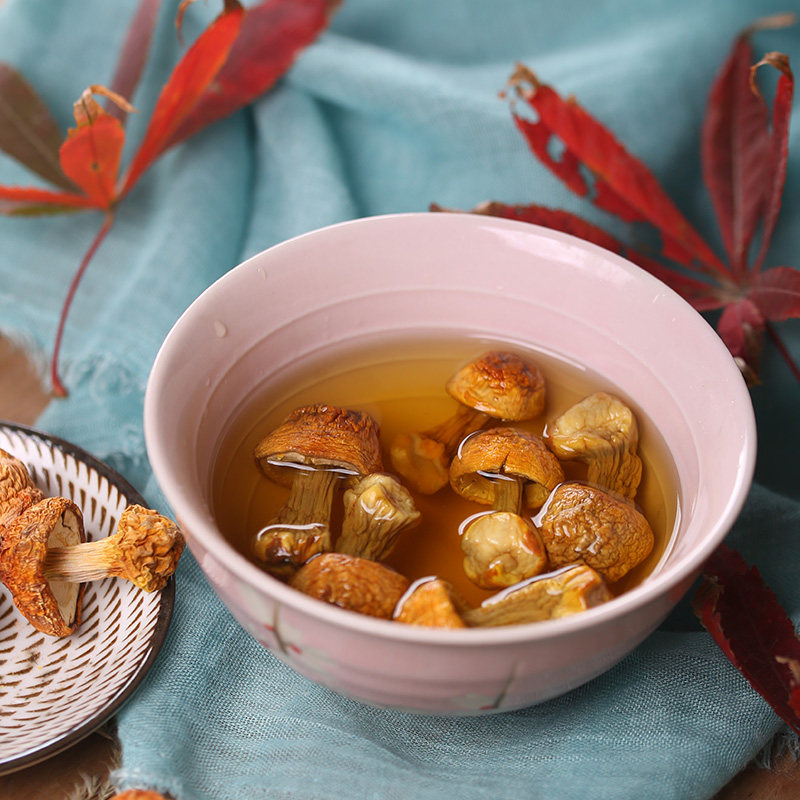 煲爷特级野生姬松茸 巴西菌菇 姬松菌 姬松菇食用菌 干货 汤料_7折
