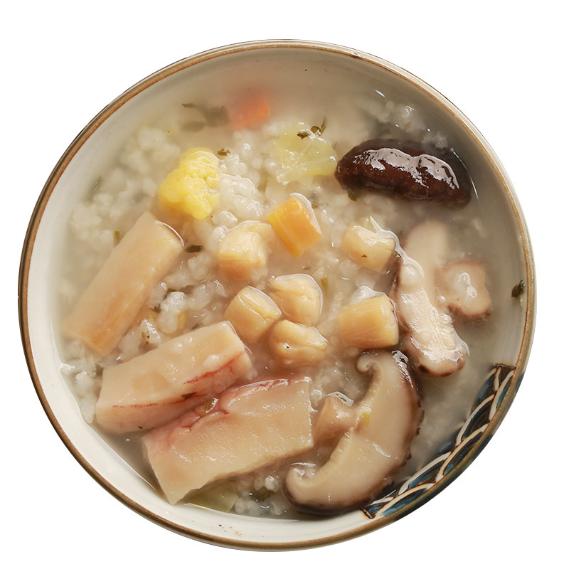 宝宝孕妇月子海鲜粥响螺片干贝花菇粥原料组合咸粥营养粥205g