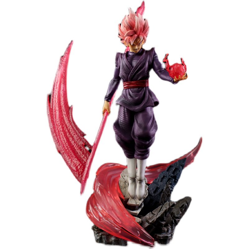 七龙珠by桃红悟空黑悟空扎马斯玫红gk限量手办雕像模型摆件